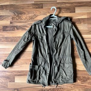 Talula army green jacket.